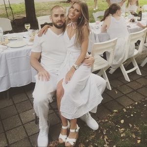 Reformation White Charolette Dress